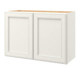 allen + roth McKeller 30-in W x 20.625-in H x 12-in D Linen Wall Fully Assembled Cabinet (Flat Panel Square Door Style)