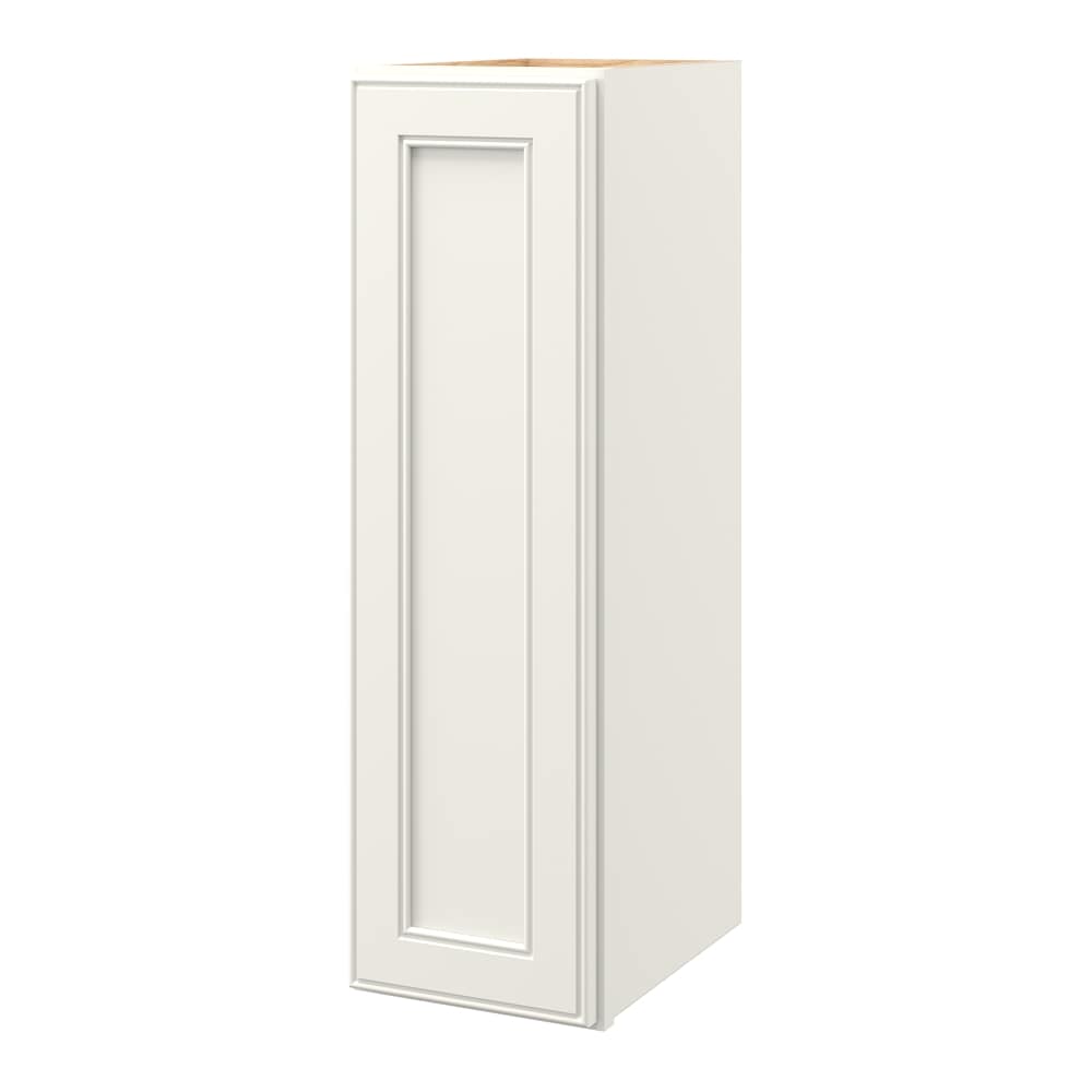 allen + roth McKeller 9-in W x 30.125-in H x 12-in D Linen Wall Fully Assembled Cabinet (Flat Panel Square Door Style)