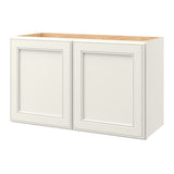 allen + roth McKeller 30-in W x 18.125-in H x 12-in D Linen Wall Fully Assembled Cabinet (Flat Panel Square Door Style)