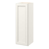 allen + roth McKeller 12-in W x 36.125-in H x 12-in D Linen Wall Fully Assembled Cabinet (Flat Panel Square Door Style)