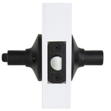 Freedom Matte Black Bed and Bath Door Lever (4-Pack)