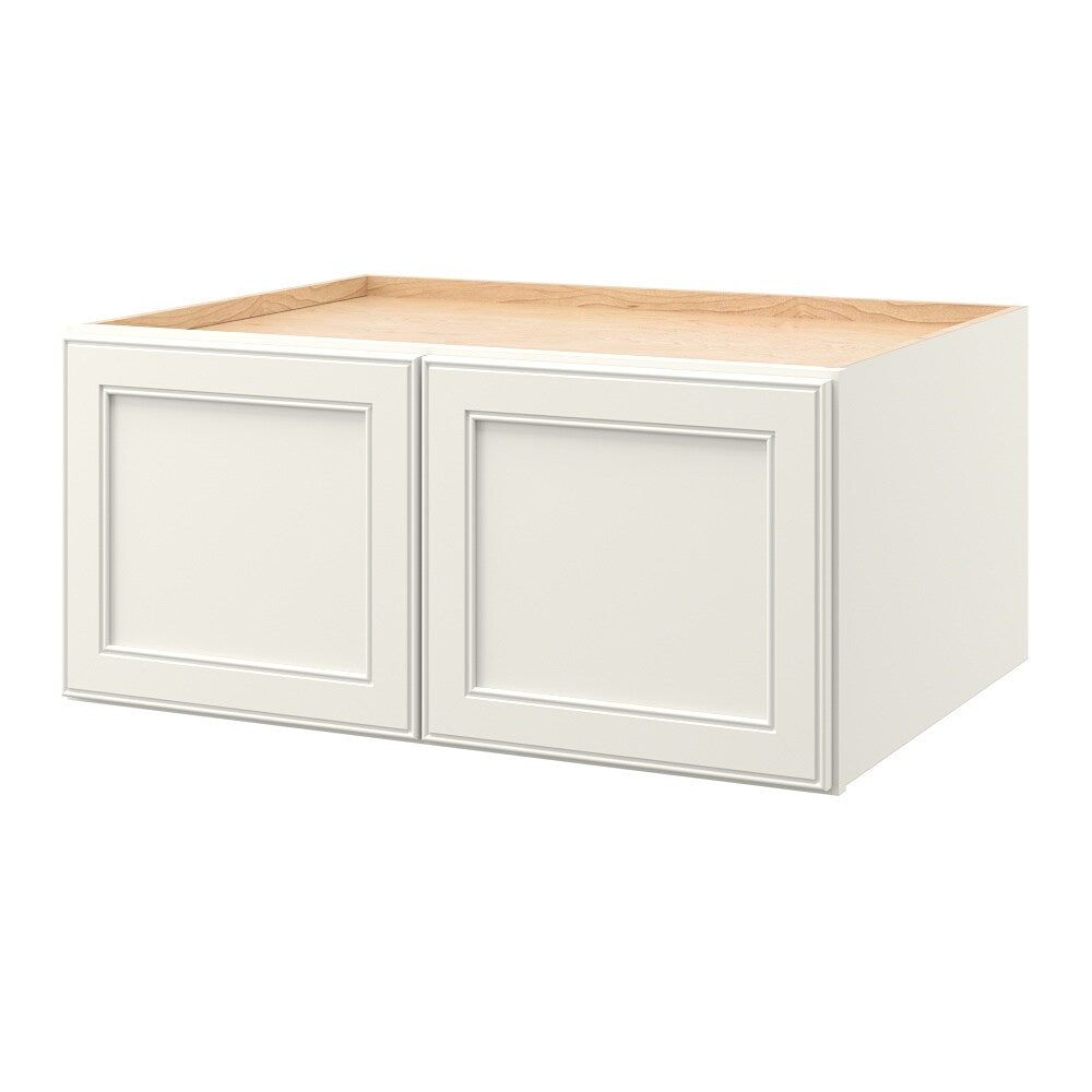 allen + roth McKeller 33-in W x 15.125-in H x 24-in D Linen Wall Fully Assembled Cabinet (Flat Panel Square Door Style)