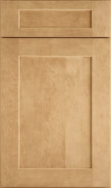 allen + roth Innsbrook 18-in W x 34.5-in H x 24-in D Rye 1-Drawer Base Fully Assembled Cabinet (Flat Panel Shaker Style)