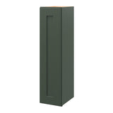 allen + roth Galway 9-in W x 36.125-in H x 12-in D Sage Wall Fully Assembled Cabinet (Flat Panel Shaker Door Style)