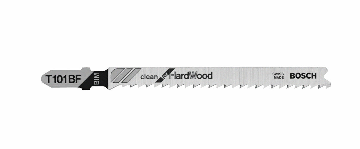 Bosch 5-Pack 4-in T-Shank Bi-Metal Jigsaw Blades, 10 TPI (T101BF)