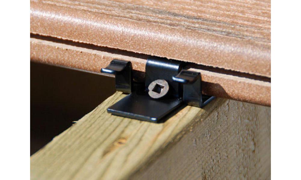 MoistureShield 1-in Steel Hidden Deck Fasteners Black (450-pack)