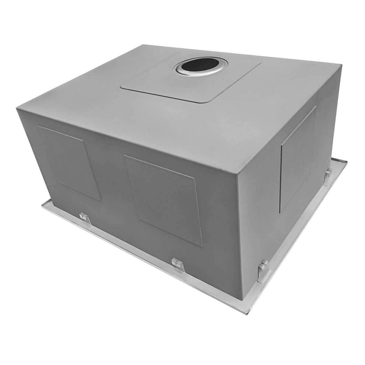 Ruvati Brushed Stainless Steel Drop-In Laundry Sink 25-inch x 22-inch