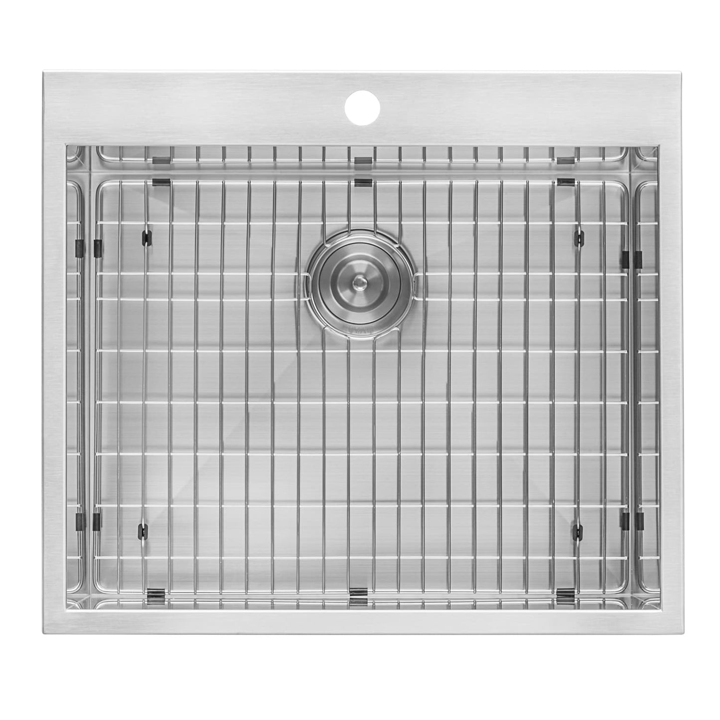 Ruvati Brushed Stainless Steel Drop-In Laundry Sink 25-inch x 22-inch