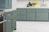 Satori Statuario 12-in x 24-in Polished Porcelain Marble Look Floor and Wall Tile (1.93-sq. ft/ Piece)