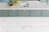 Satori Statuario 12-in x 24-in Polished Porcelain Marble Look Floor and Wall Tile (1.93-sq. ft/ Piece)