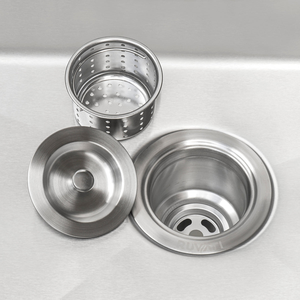 Ruvati Brushed Stainless Steel Drop-In Laundry Sink 25-inch x 22-inch