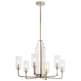 Kichler Kimrose 6-Light Polished Nickel Vintage Chandelier