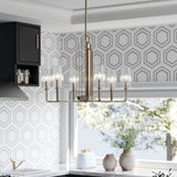 Kichler Kimrose 6-Light Polished Nickel Vintage Chandelier