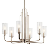Kichler Kimrose 6-Light Polished Nickel Vintage Chandelier