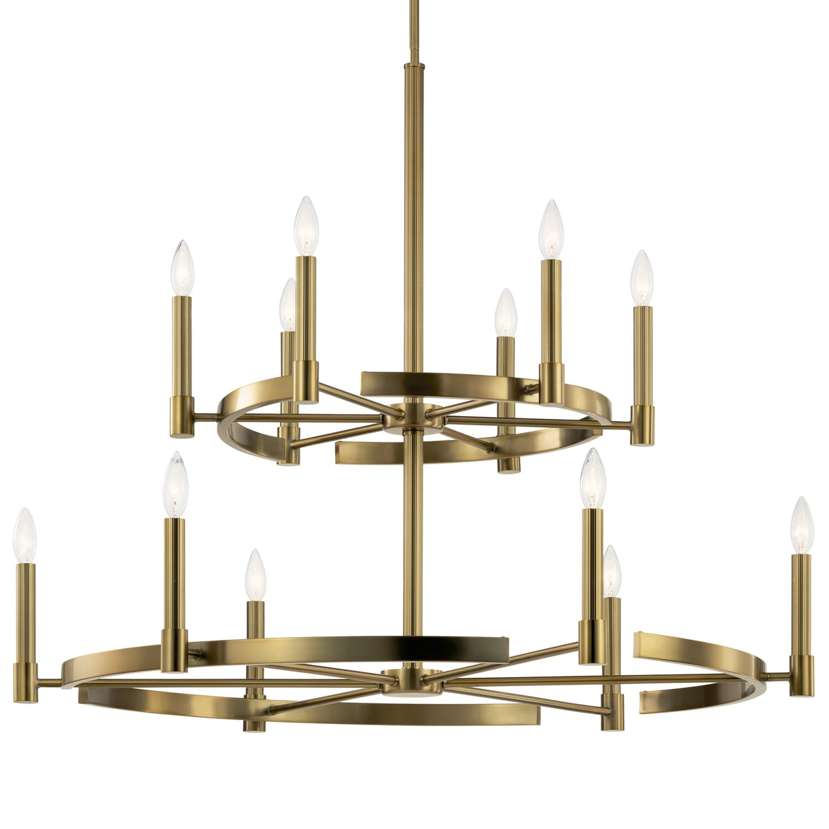 Kichler Tolani 12-Light Brushed Modern/Contemporary Chandelier