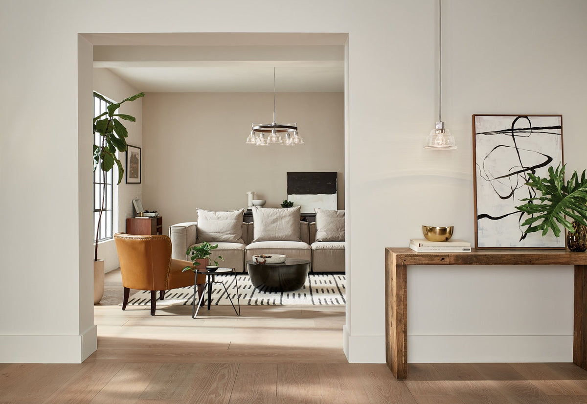 Kichler Eastmont 5-Light Polished Nickel Industrial Chandelier
