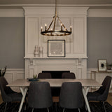 Kichler Emmala 6-Light Brushed Vintage Chandelier