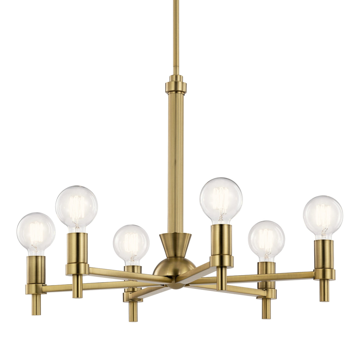 Kichler Torvee 6-Light Brushed Vintage Chandelier