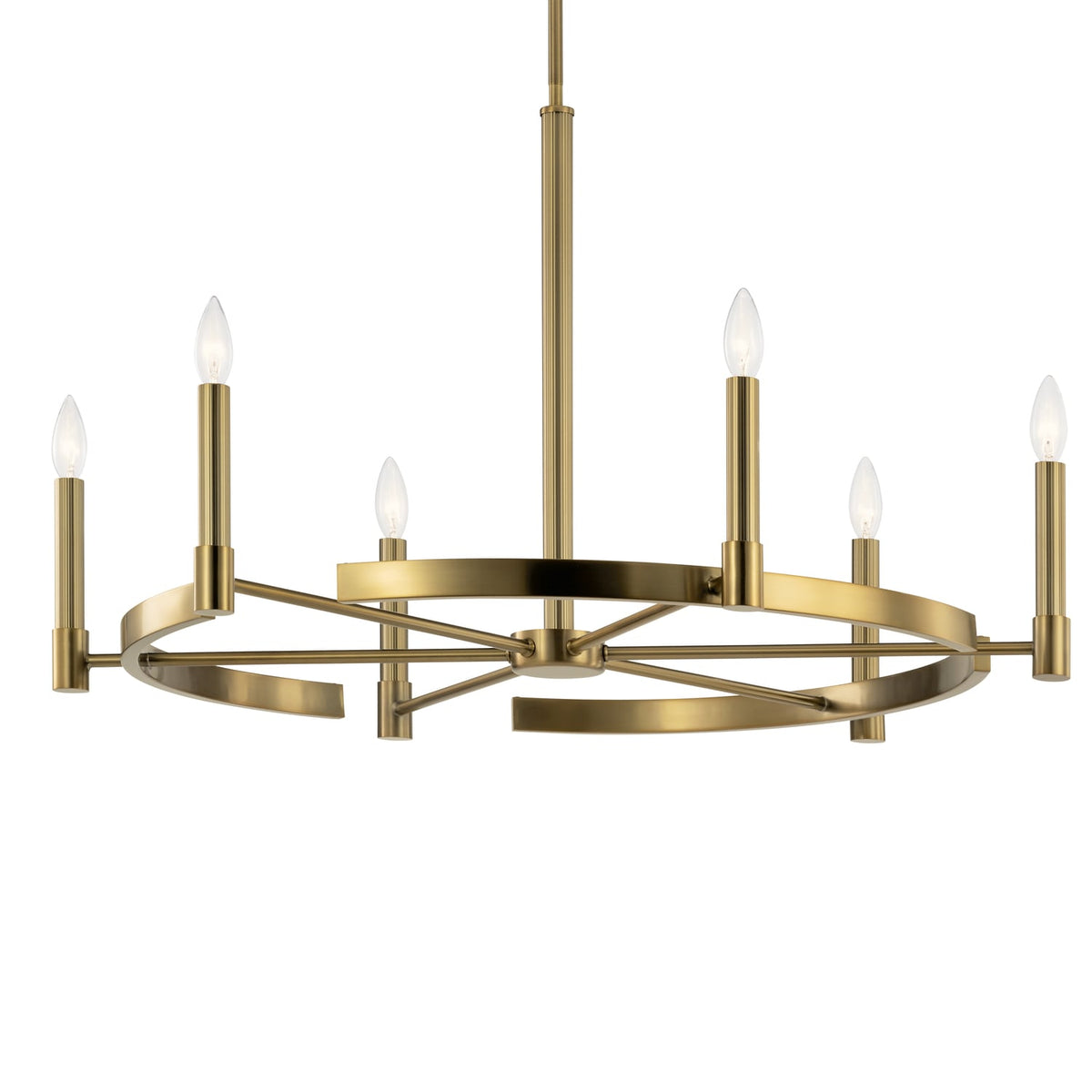 Kichler Tolani 6-Light Brushed Modern/Contemporary Chandelier