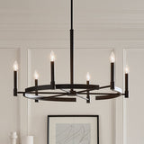 Kichler Tolani 6-Light Black Modern/Contemporary Chandelier