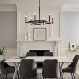 Kichler Tolani 6-Light Black Modern/Contemporary Chandelier
