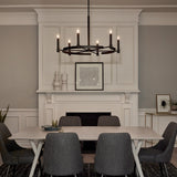 Kichler Tolani 6-Light Black Modern/Contemporary Chandelier