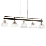 Kichler Eastmont 5-Light Polished Nickel Industrial Chandelier