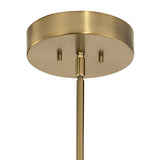 Kichler Baland 6-Light Brushed Mid-century Led Chandelier