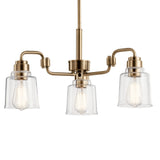 Kichler Aivian 3-Light Industrial Chandelier