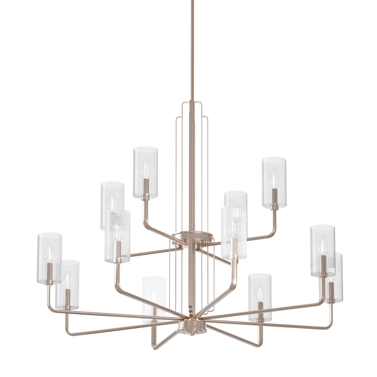 Kichler Kimrose 12-Light Polished Nickel Vintage Chandelier