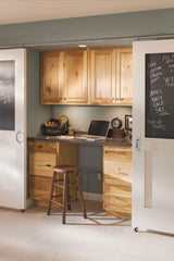 Diamond NOW Denver 9-in W x 30-in H x 12-in D Natural Rustic Hickory Wall Fully Assembled Cabinet (Raised Panel Square Door Style)