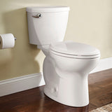 American Standard Cadet 3 White Elongated Chair Height 2-Piece Toilet, 12-in Rough-In (ADA Compliant)