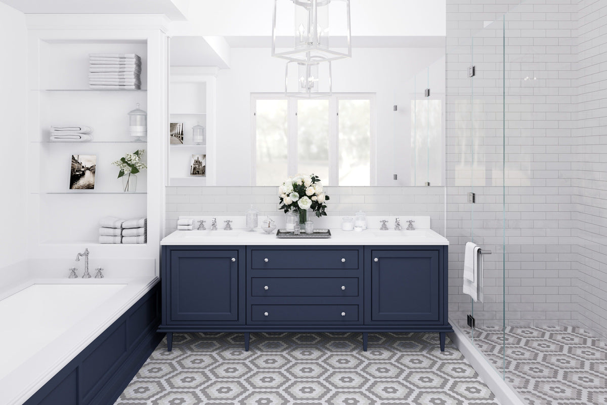 Satori Hudson Mist 12-in x 12-in Glossy Porcelain Subway Mosaic Wall Tile (0.94-sq. ft/ Piece)