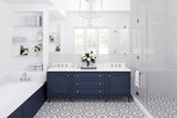 Satori Hudson Mist 12-in x 12-in Glossy Porcelain Subway Mosaic Wall Tile (0.94-sq. ft/ Piece)