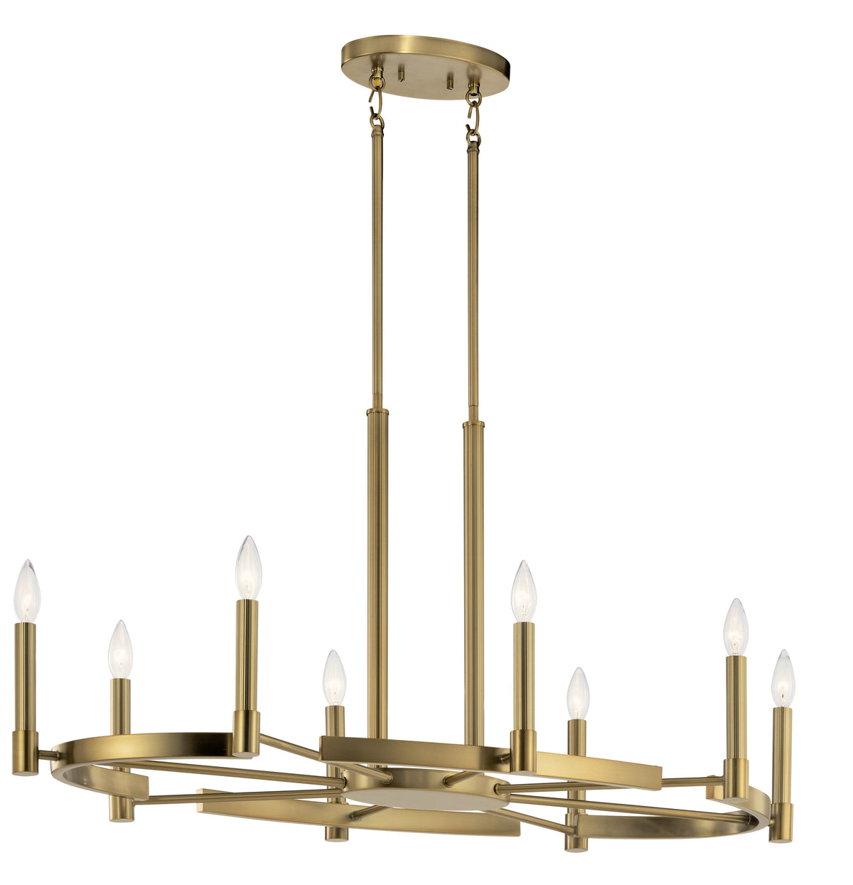Kichler Tolani 8-Light Brushed Modern/Contemporary Chandelier