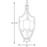 Progress Lighting Wisten 3-Light Brushed Nickel Transitional Chandelier