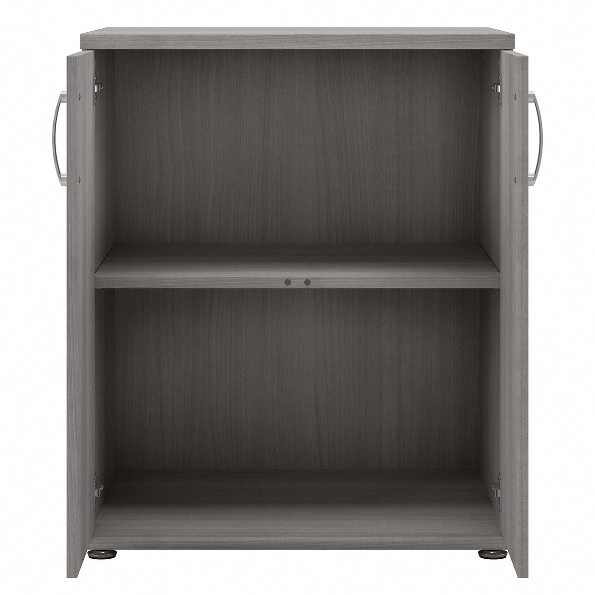 Bush Business Furniture Universal Storage 28.3464-in W x 33.9763-in H Wood Composite Platinum Gray Freestanding Utility Storage Cabinet