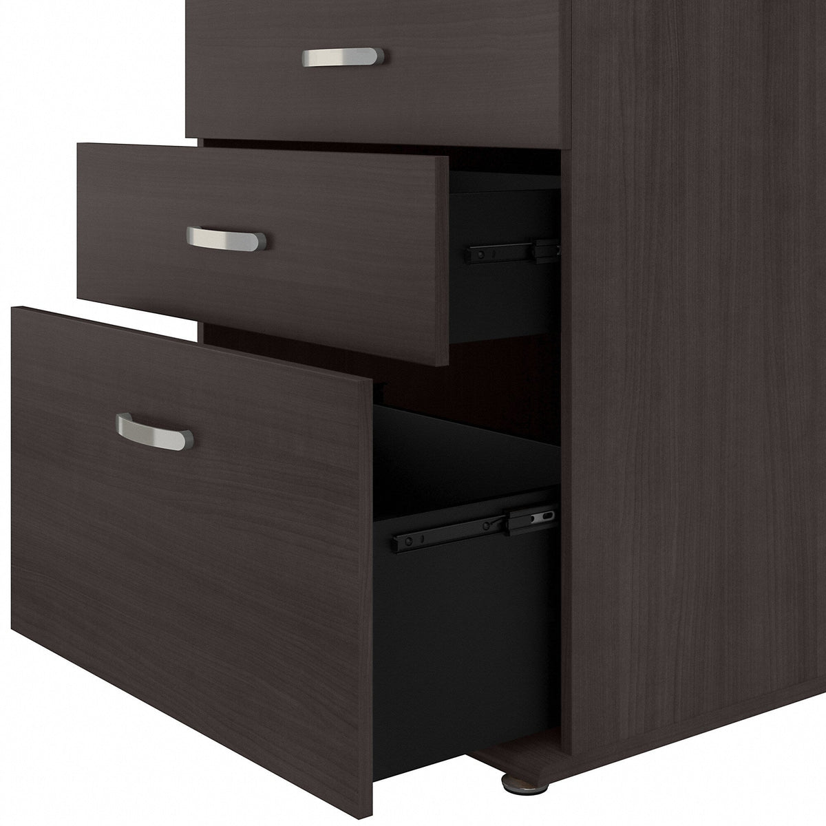 Bush Business Furniture Universal Storage 28.3464-in W x 33.9763-in H Wood Composite Storm Gray Freestanding Utility Storage Cabinet