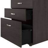 Bush Business Furniture Universal Storage 28.3464-in W x 33.9763-in H Wood Composite Storm Gray Freestanding Utility Storage Cabinet
