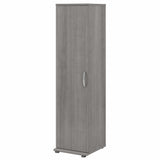 Bush Business Furniture Universal Storage 15.6692-in W x 61.811-in H Wood Composite Platinum Gray Freestanding Utility Storage Cabinet
