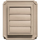 7.875 in. x 7.875 in #023 Wicker Scalloped Exhaust Siding Vent - Super Arbor