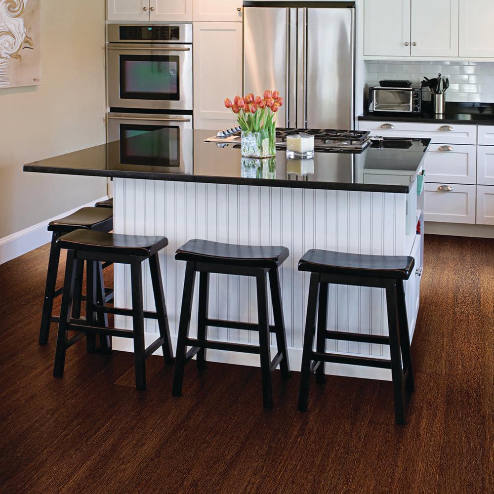 Home Legend Strand Woven Sapelli 3/8 in. Thick x 4-3/4 in. Wide x 36 in. Length Click Lock Bamboo Flooring (19 sq. ft. / case) - Super Arbor