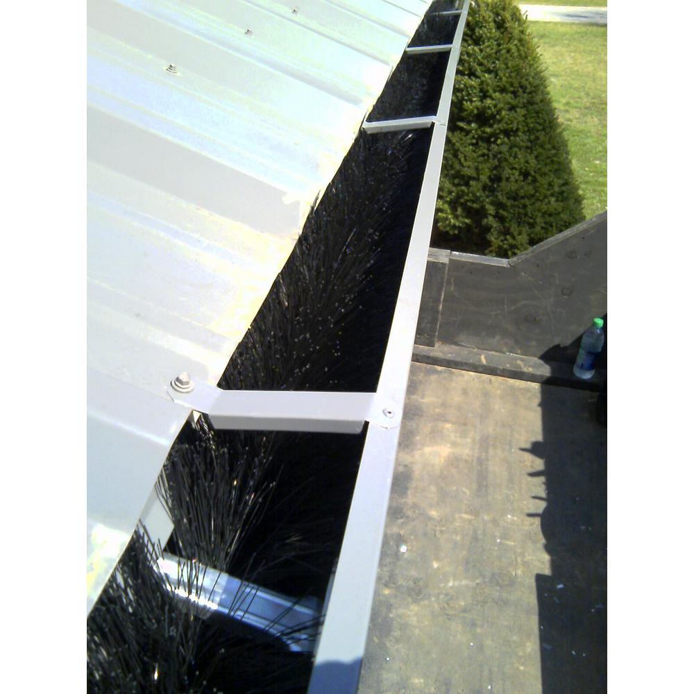 Commercial 7 in. - 45 ft. Pack Max-Flow Filter Brush Gutter Guard