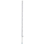 Everbilt 1 in. x 1 in. x 4 ft. White Step-In Fence Post