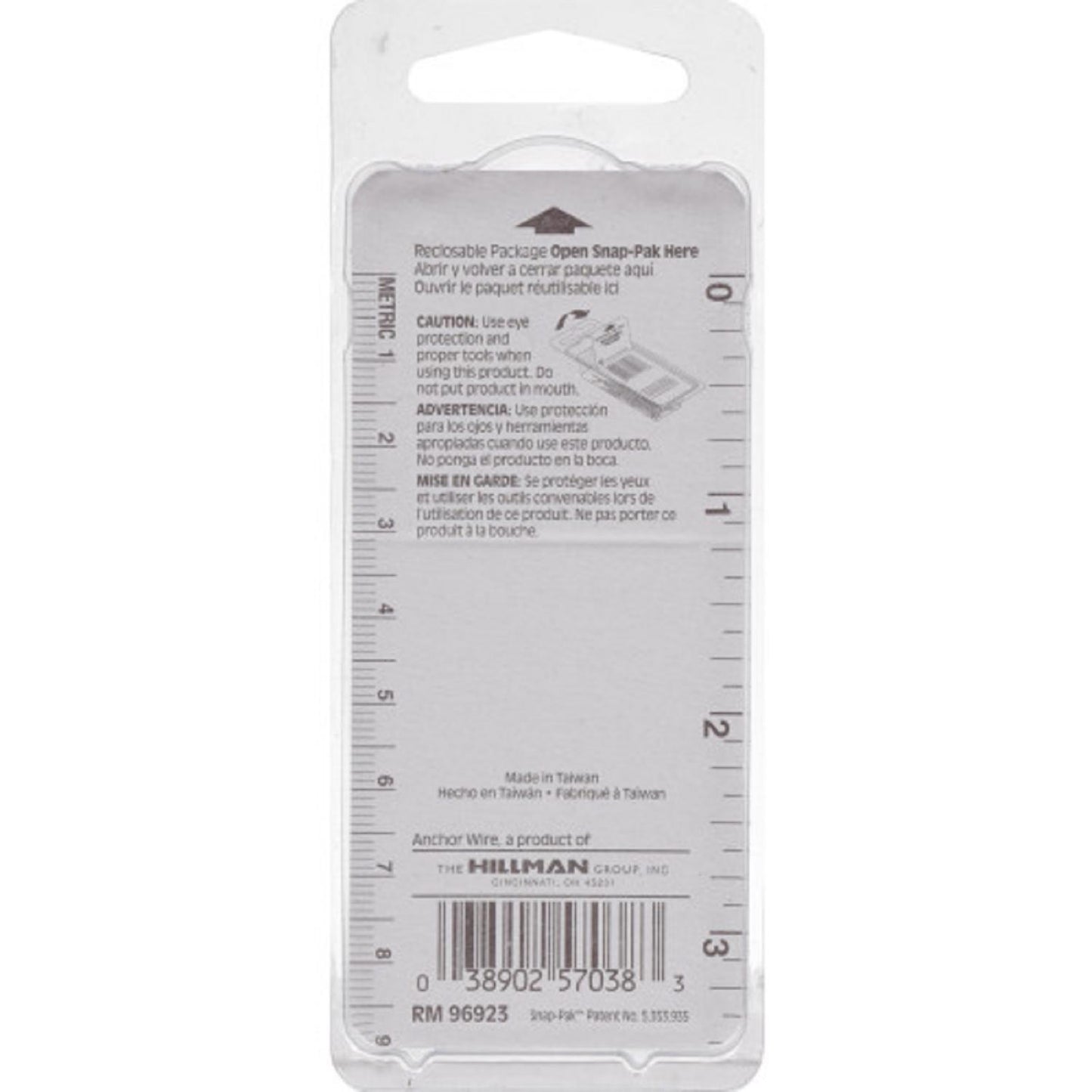 Hillman 16 Ga x 5/8 in Brass Escutcheon Pins, 1 Pack, 2 oz