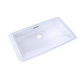 TOTO 21 in. Rectangular Undermount Bathroom Sink with CeFiONtect in Cotton White