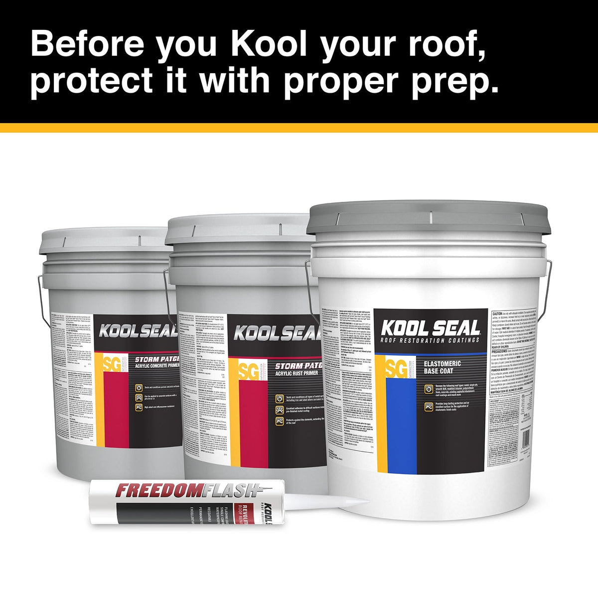 Kool Seal 4.75-Gallon Gray Elastomeric Reflective Roof Coating, Limited Lifetime Warranty (KS0034600-20)