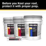 Kool Seal 4.75-Gallon White Elastomeric Reflective Roof Coating, 7-Year Limited Warranty