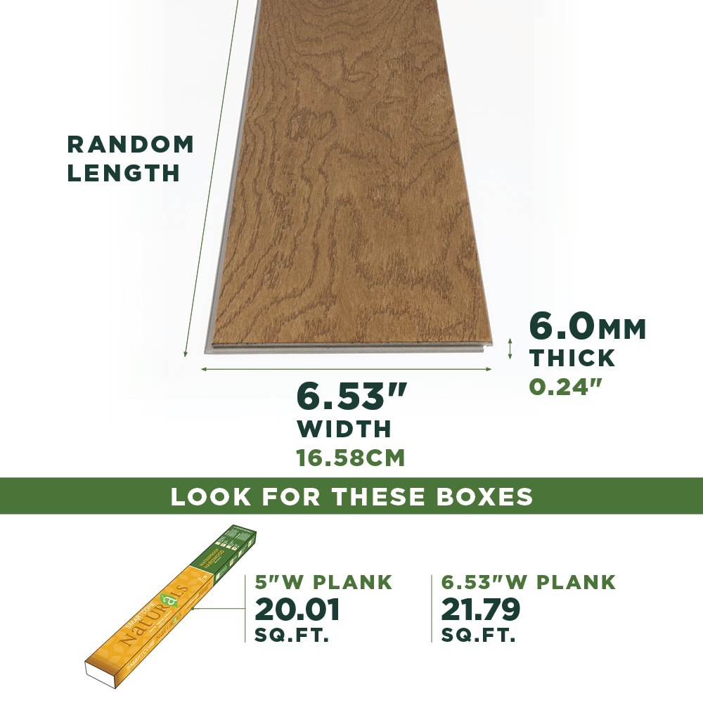 SMARTCORE Oak Carrington hardwood flooring — alternate angle