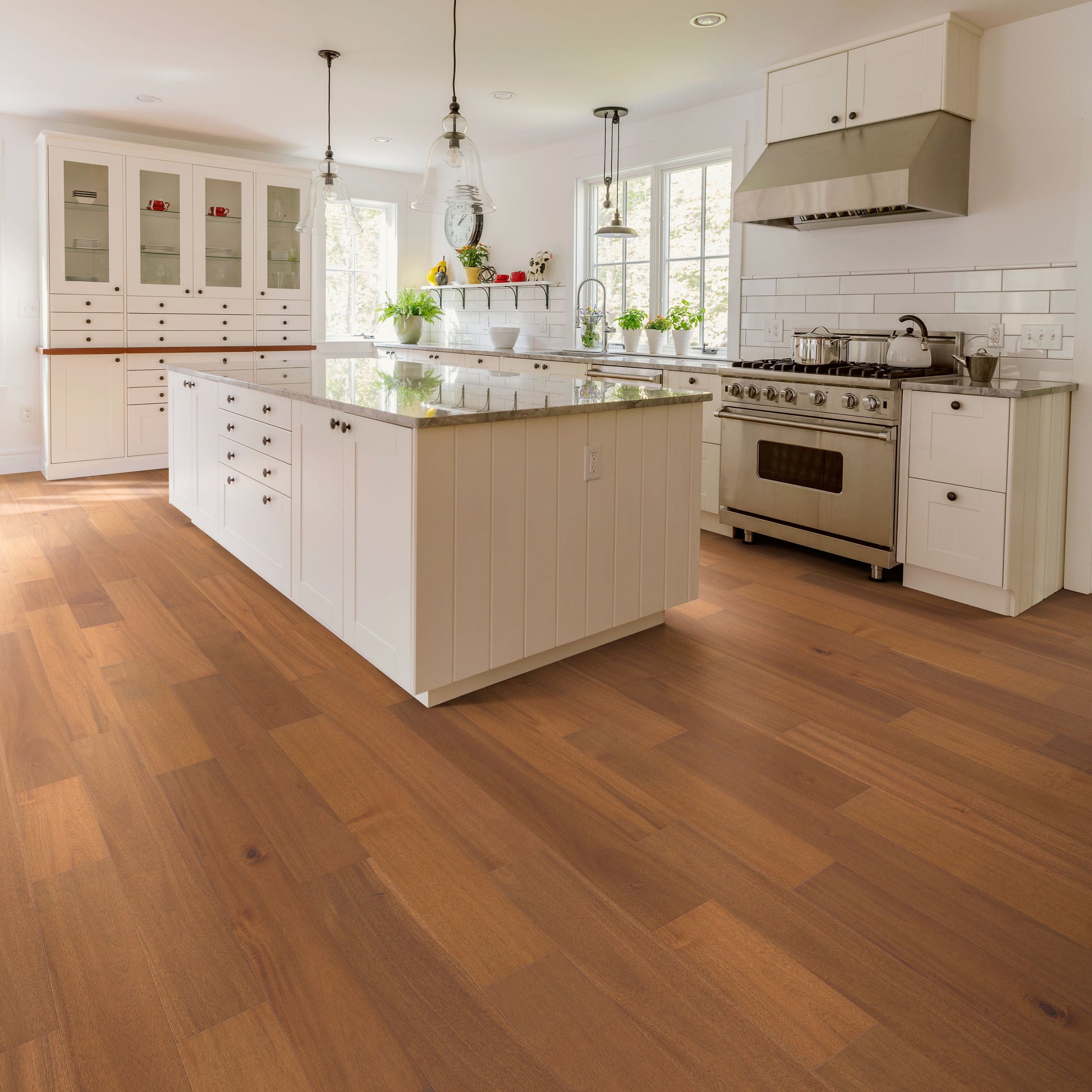 SMARTCORE Acacia Autumn hardwood flooring — detail view